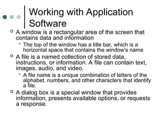 Application SoftwareConsists of programs designed .ppt