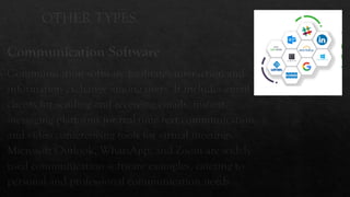 APPLICATION SOFTWARE PPT-Types of Application software | PPTX