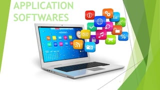 APPLICATION SOFTWARES Multimedia Software Word Processing Software ...