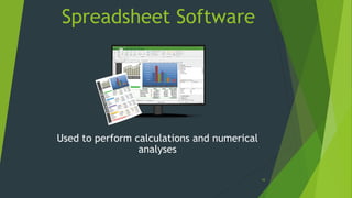 APPLICATION SOFTWARES Multimedia Software Word Processing Software ...