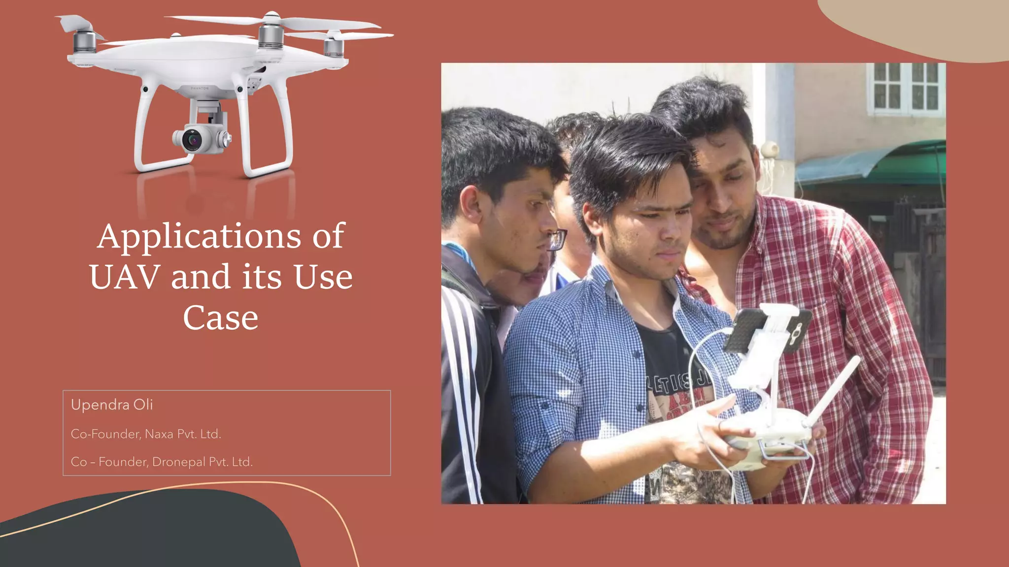Applications of uav and its use cases Landfill Site Mapping and Glacial Lake Mapping PPT