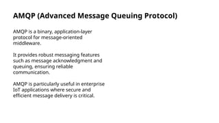 Applications Protocols For Iot device.pptx