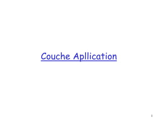 Couche Apllication
1
 