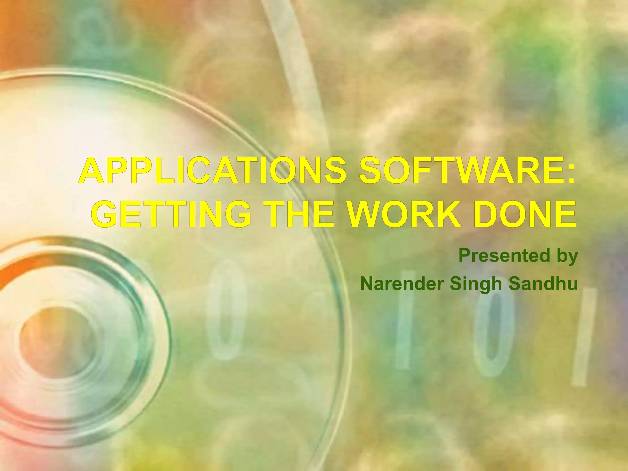 Presented by
Narender Singh Sandhu
 