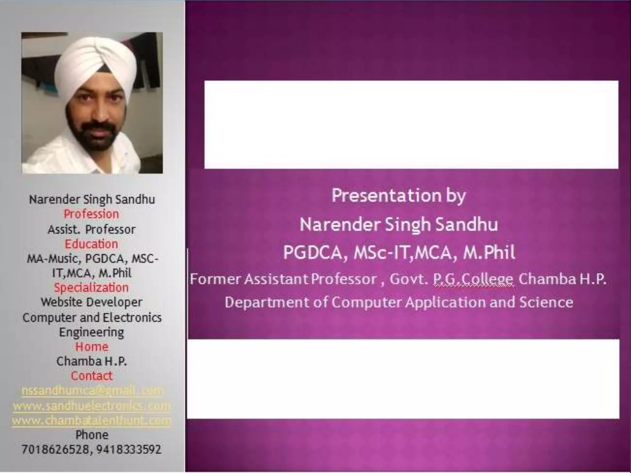 Applications software getting the work done by narender singh sandhu