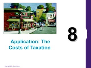 Copyright©2004 South-Western
88Application: The
Costs of Taxation
 