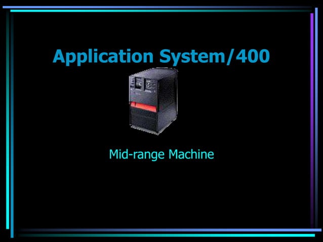 Application System 400 introduction to a | PPT