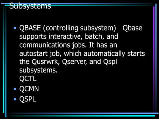 System.data Input Qbs Application System 400 introduction to a | PPT