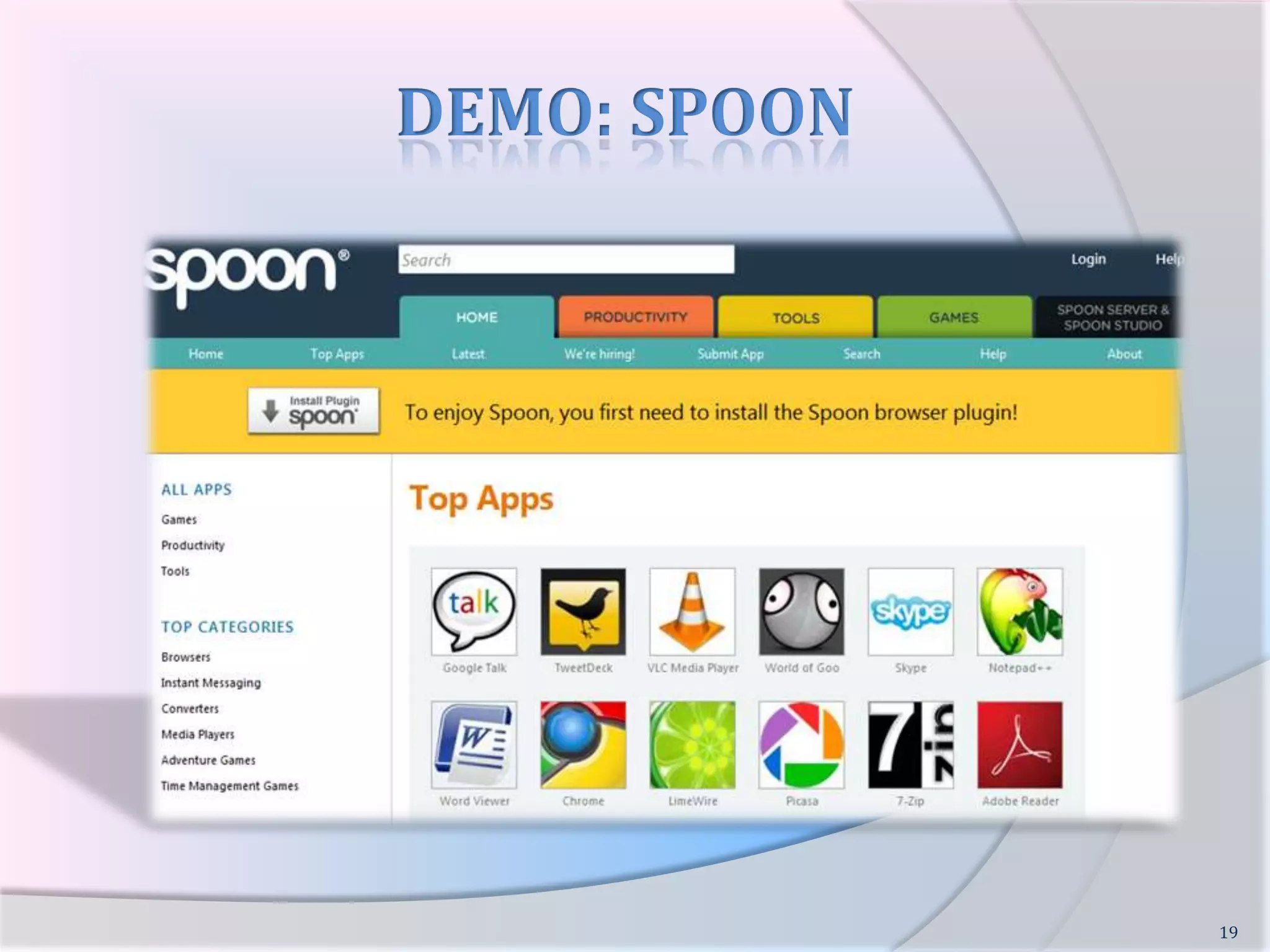 DEMO:   VMWare - ThinApp17