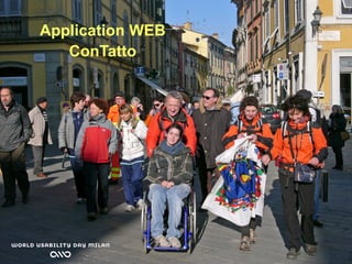 Application WEB
ConTatto
 