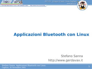 Applicazioni Bluetooth con Linux