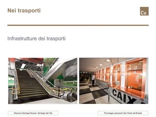 Nei trasporti
Infrastrutture dei trasporti
Parcheggio aeroporto San Paolo del BrasileStazione Santiago Bueras, Santiago del Cile
 