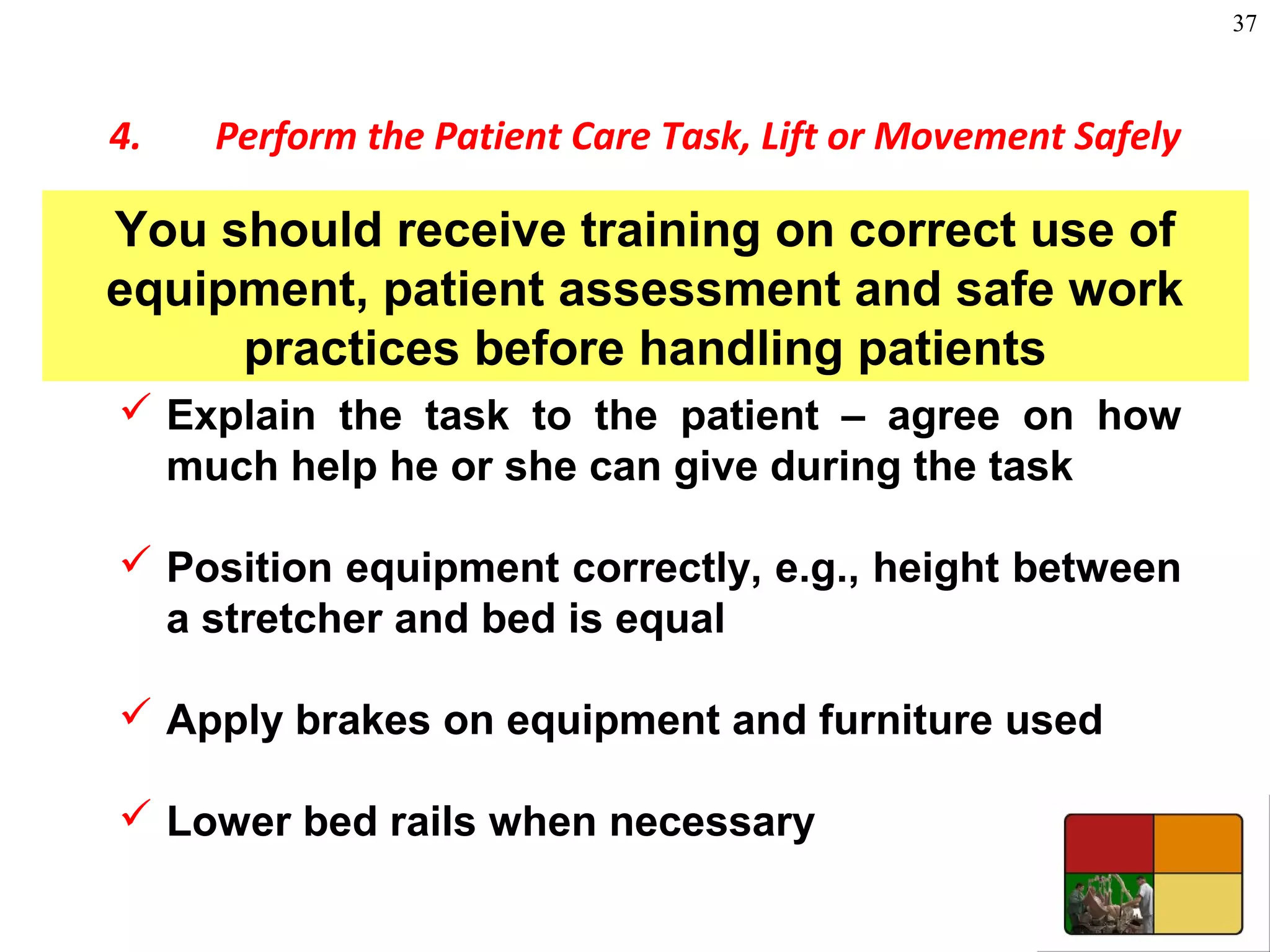 Applied ergonomics-for-nurses-and-health-care-workers-slides | PPT