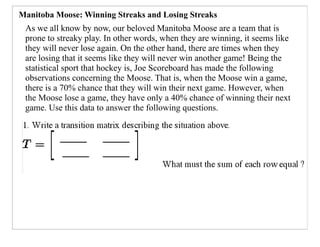Applied Math 40S February 15, 2008
