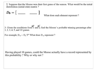 Applied Math 40S February 15, 2008