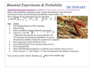 Applied Math 40S February 25, 2008