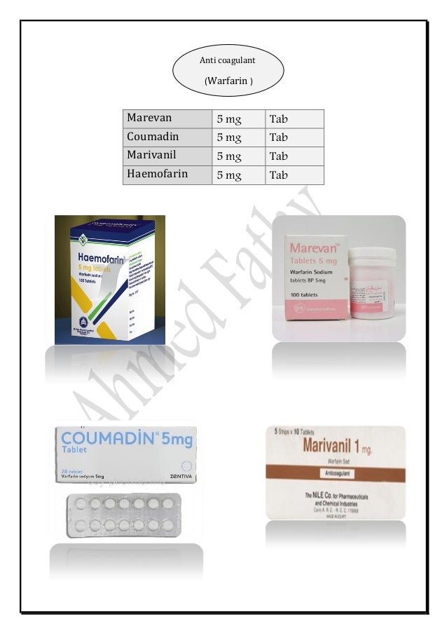 coumadin 6.5 mg