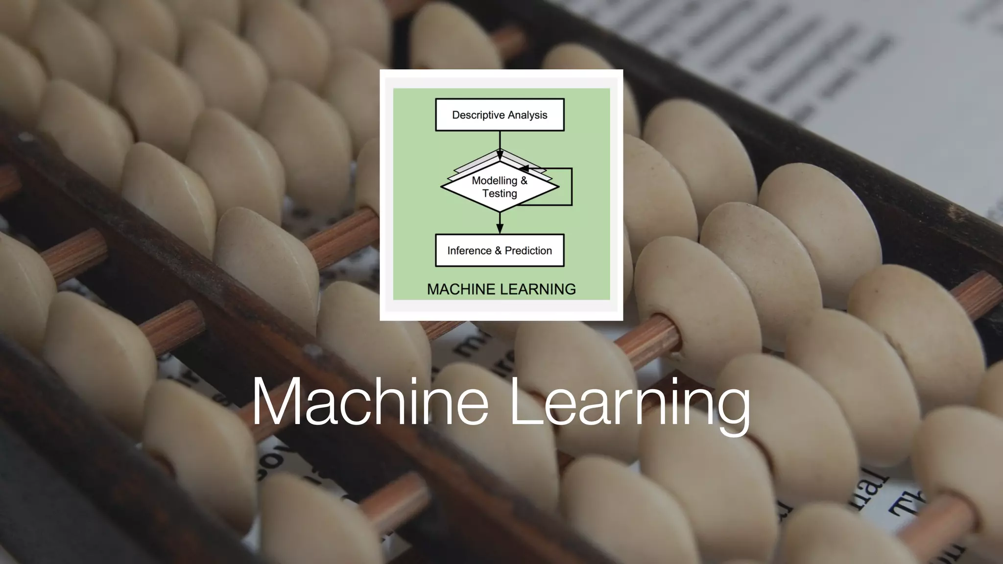 Machine Learning
 