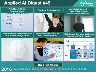 Applied AI Digest Review 2016