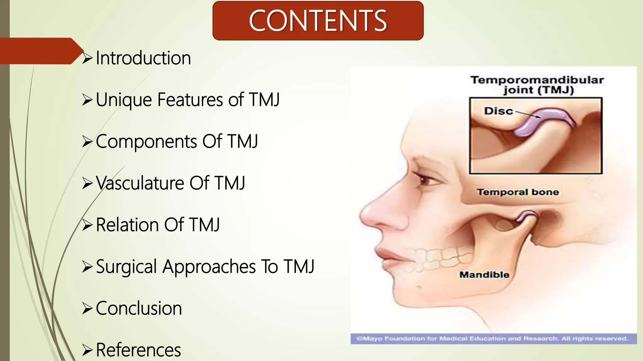 Applied anatomy of tmj | PPTX