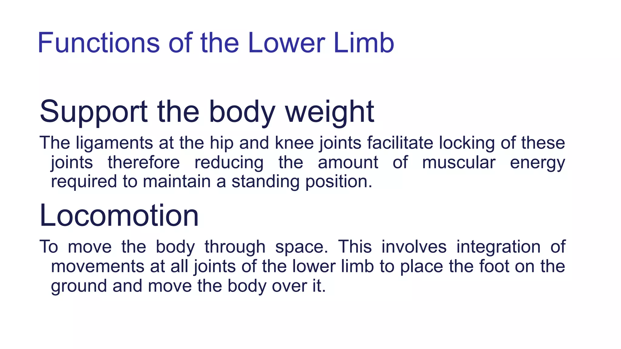 Applied and clinical anatomy of lower limb | PPTX