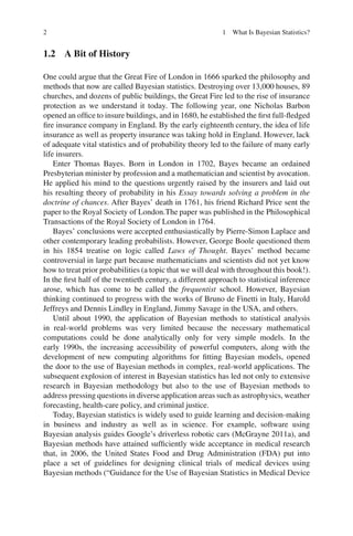 Applied Bayesian Statistics Applied Bayesian Statistics