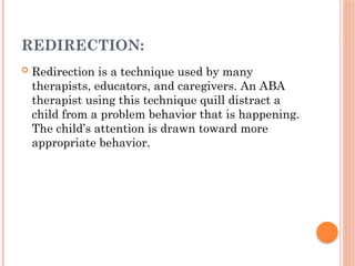 Applied behavior analysis (ABA) is a therapy that helps kids with ...