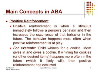 Applied behaviour analysis | PPT