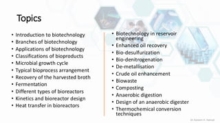 Biotechnology Introduction Applied Biotechnology Lecture 1: intro. to biotechnology | PDF