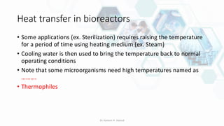 Applied Biotechnology Lecture 6: Heat transfer in bioreactors | PDF