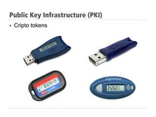 §  Cripto tokens
Public Key Infrastructure (PKI)
 
