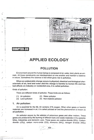Applied ecology