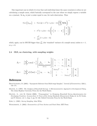 Applied Econometrics lectsure