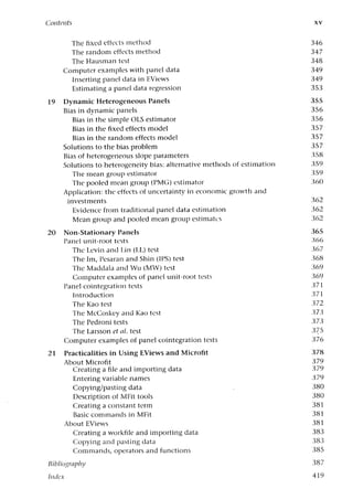 Applied econometrics