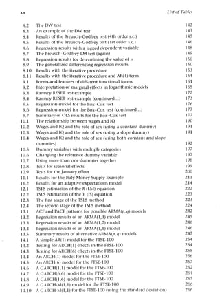 Applied econometrics