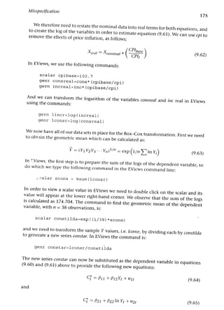 Applied econometrics