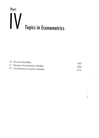 Applied econometrics