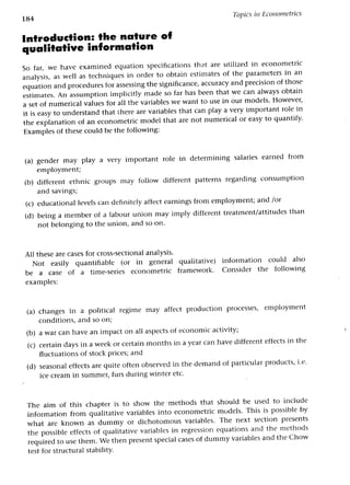 Applied econometrics