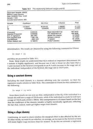 Applied econometrics