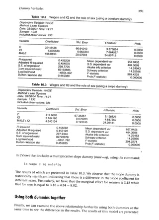Applied econometrics
