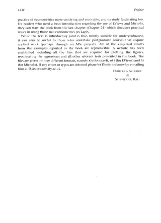 Applied econometrics