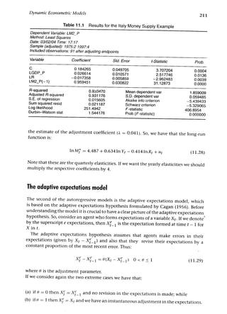 Applied econometrics