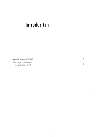 Applied econometrics