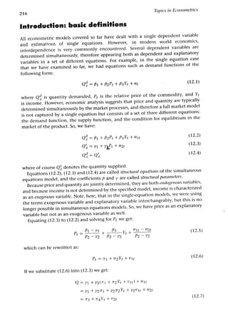 Applied econometrics