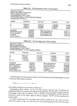 Applied econometrics