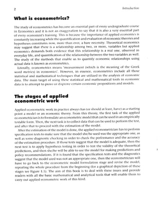 Applied econometrics