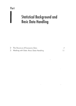 Applied econometrics