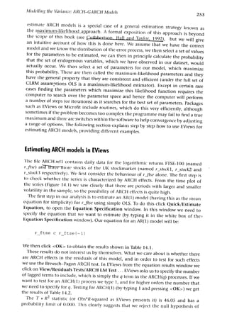 Applied econometrics