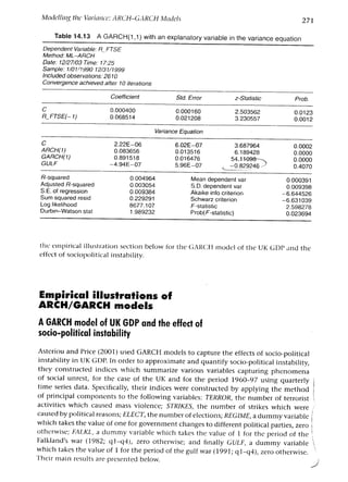Applied econometrics