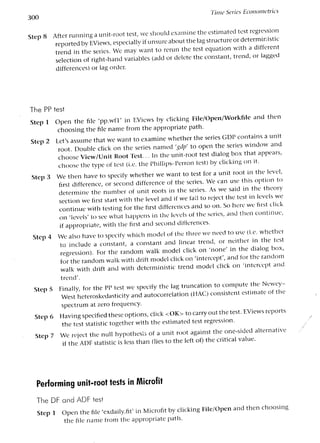 Applied econometrics